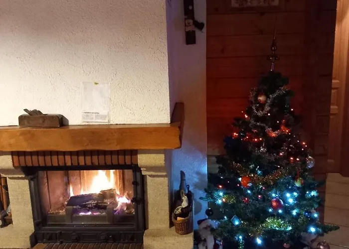 Confortable Avec 4 Chambres, Cheminée, Grand Terrain, Proche Pistes Et - Fr-1-589-107 *